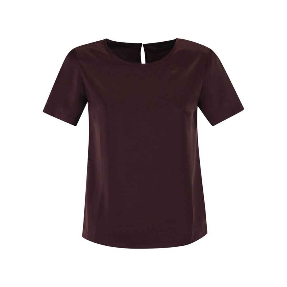 Weekend Maxmara Women Wkdzona - Satin And Jersey T-Shirt